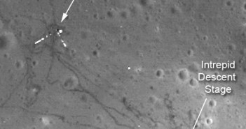 Miejsce lądowania misji Apollo 12 (NASA/Goddard/ASU)