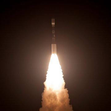 Start rakiety Delta II z NPP na pokładzie - 28 października 2011 / Credits - US Air Force