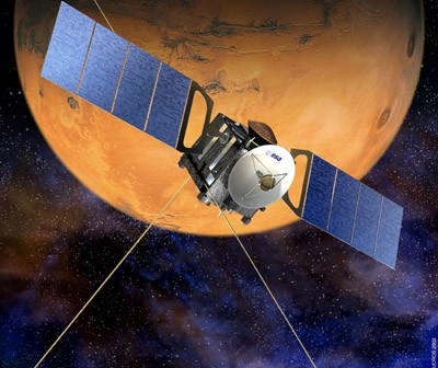 Mars Express - wizualizacja / Credit: ESA