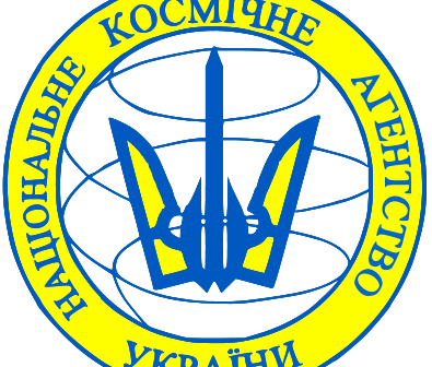 Logo Państwowej Agencji Kosmicznej Ukrainy (DKAU)
