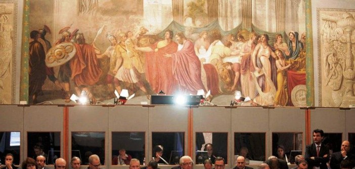 Spotkanie w Lukka odbywało się w Pałacu Dożów / Credits: ESA