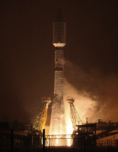 Start rakiety Sojuz z satelitami Globalstar / Credits: Arianespace