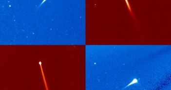 Mozaika komet zarejestrowanych przez sondę SOHO / Credits - NASA, ESA, SOHO