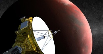 Sonda New Horizon w pobliżu Plutona / Credits: NASA