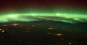 Zorza polarna z pokładu ISS. Zdjęcie z 25 stycznia 2012. / Credits - NASA