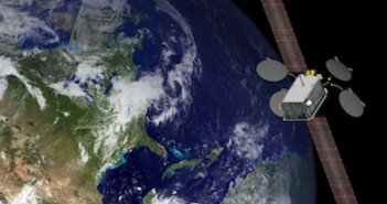 Artystyczna wizja Satmex-7 na orbicie / Credits: Boeing