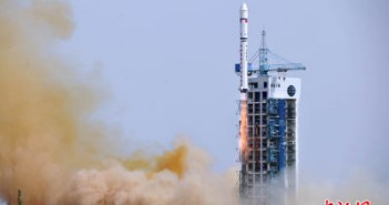 Start CZ-4D z satelitą Tianhui-1B / Credits: Chinanews.com