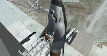 Wizja artystyczna statku Dream Chaser na szczycie rakiety Atlas V / Credits: SNC