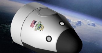 Grafika projektowanej kapsuły Space Vehicle (SV) firmy Blue Origin / Źródło: Blue Origin