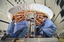 Testy osłony termicznej IRVE-3 poprzedzające start. (Credits: NASA)