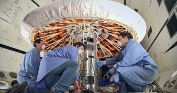 Testy osłony termicznej IRVE-3 poprzedzające start. (Credits: NASA)