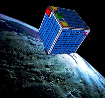 Jedna z wizualizacji satelity ESEO / Credits - Politechnika Warszawska, Jarosław Jaworski, Marcin Dobrowolski