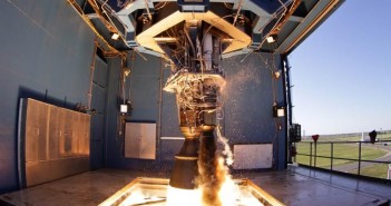 Testowe odpalenie silnika Merlin 1D / Credtis: SpaceX