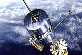 Satelity Goniec i Kosmos 2481 zbudowane są na bazie platformy Streila-3 / Credits: Roskosmos