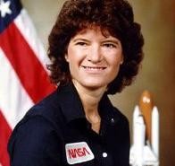 Sally Ride w 1984/ Credits: NASA