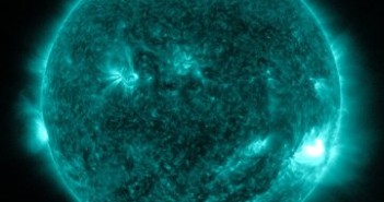 Tuż przed fazą maksymalną rozbłysku z 10 września 2012 / Credits - NASA, SDO
