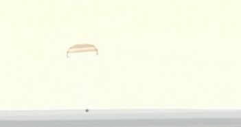 Lądowanie Sojuza TMA-04M / Credits - NASA TV