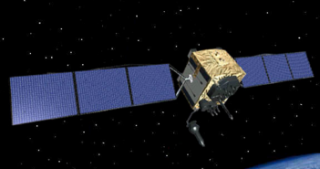 Wizja artystyczna satelity GPS 2F-3 na orbicie / Credits : Boeing