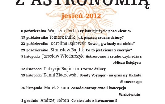 SPOTKANIA Z ASTRONOMIĄ / Credits - CAMK