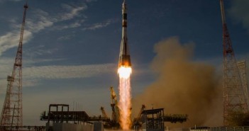 Start rakiety Sojuz-FG ze statkiem Sojuz TMA-06M / Credits: NASA, Bill Ingalls