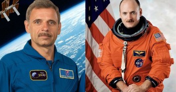 Michaił Kornijenko i Scott Kelly / Credits - Roskosmos i NASA