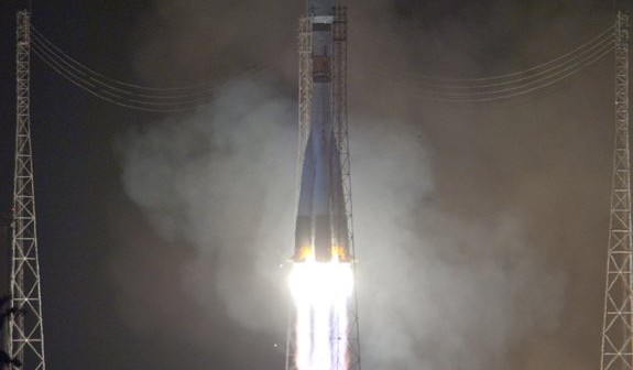 Start Sojuza ST-A z Pleiades 1B z Kourou - 02.12.2012 / Credits - ESA, CNES, ArianeSpace, CSG-Martin S