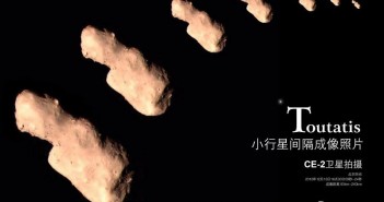 4179 Toutatis okiem Change'2 / Credits - CNSA, Xinhuashidian