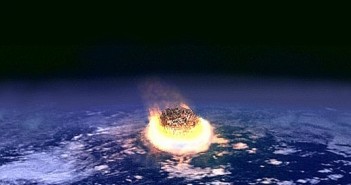 Uderzenie planetoidy w Ziemię / Credits - NASA