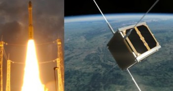 Vega and PW-Sat / Credits - ESA and PW-Sat