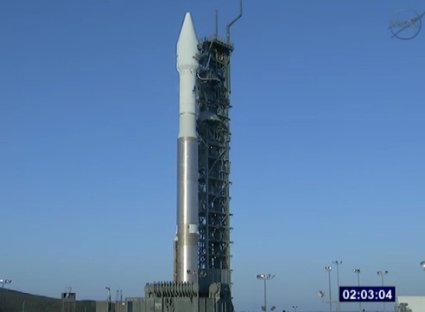 Widok na rakietę Atlas V - 16:12 CET / Credits - NASA TV