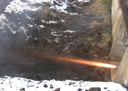 Kadr z nagrania ukazującego test napędu hybrydowego / Credits - PTR