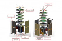 Satelita ESEO - wstępna aktualna konfiguracja / Credits - ALMASpace