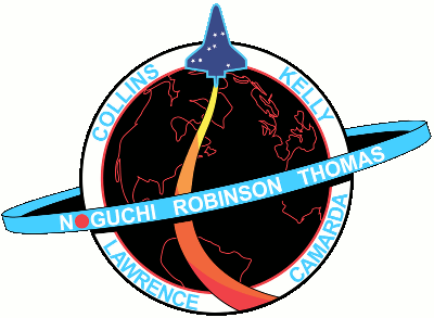 Logo misji STS-114, w górnej części znajduje się miniaturka logo misji STS-107 / Credits - NASA