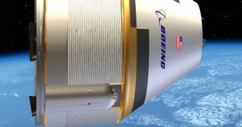 Wizja artystyczna kapsuły CST-100 firmy Boeing / Credits: Boeing