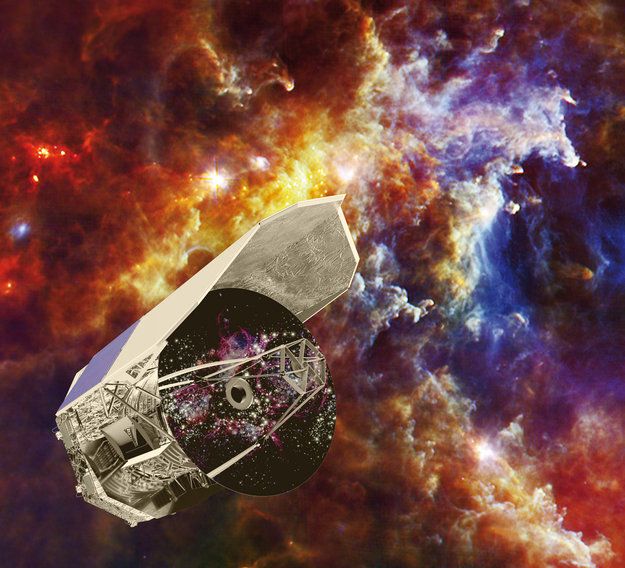 Kosmiczne Obserwatorium Herschel / Credits: ESA