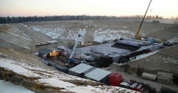 Prace budowlane na terenie kosmodromu Wostocznyj / Credits: RIA Nowosti, Iwan Belozerow