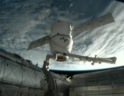 Stan na 09:38 CET / Credits - NASA TV