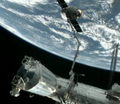 Stan na 10:05 CET / Credits - NASA TV