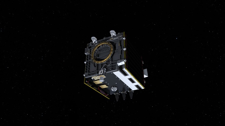 Proba-V na orbicie - wizualizacja / Credits: ESA-ATG Medialab