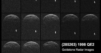 Uzyskane obrazy radarowe 1998 QE2 / Credits - NASA