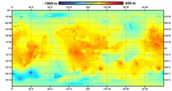 Wykorzystując dane z sondy Cassini naukowcy opracowali topograficzną mapę Tytana – narzędzie 3D dla planetologów i klimatologów badających dynamiczne procesy zachodzące na powierzchni księżyca. Credit: NASA/JPL-Caltech/ASI/JHUAPL/Cornell/Weizmann