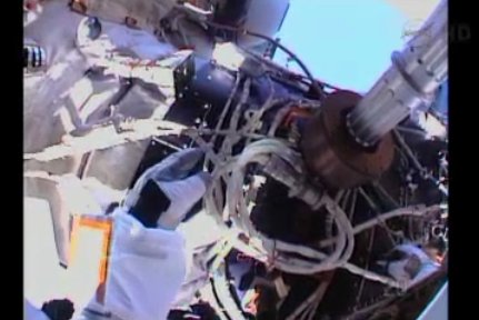 Cassidy przy Unity/PMA-1 / Credits - NASA TV