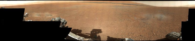 Pierwsza panorama wykonana przez MSL / Credits - NASA, JPL-Caltech