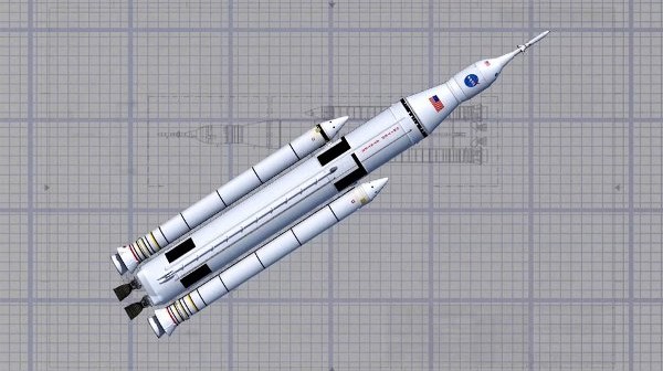 Rakieta SLS, rozwijana przez NASA