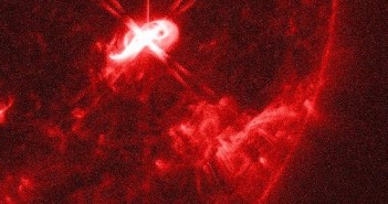 Rozbłysk klasy M3.3 z 17 sierpnia / Credits - NASA, SDO