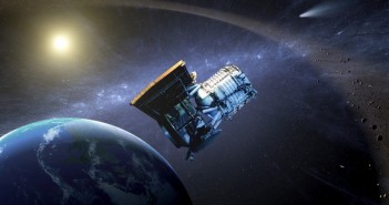 WISE na orbicie okołoziemskiej - wizja artystyczna / Credits: NASA-JPL