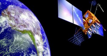 Wizja artystyczna satelity INSAT-3D / Credits: ISRO