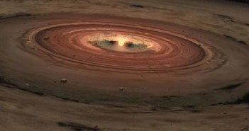 Artystyczna wizja dysku protoplanetarnego wokół młodej gwiazdy / Credits: NASA/JPL-Caltech