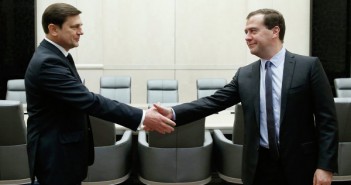 Oleg Ostapenko i Władimir Miedwiediew / Credits: RIA Nowosti