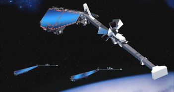 Satelity Swarm - wizja artystyczna / Credits: EADS Astrium